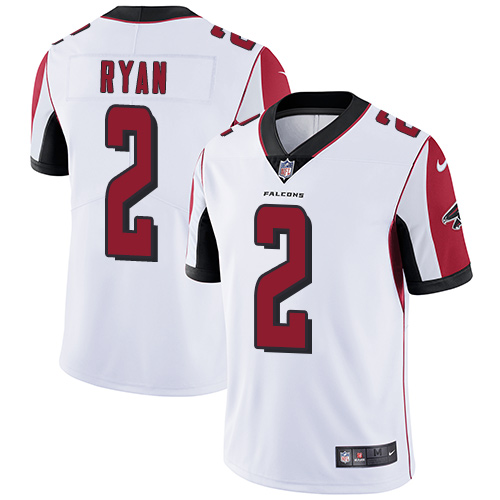 Nike Falcons #2 Matt Ryan White Men's Stitched NFL Vapor Untouchable Limited Jersey - Click Image to Close